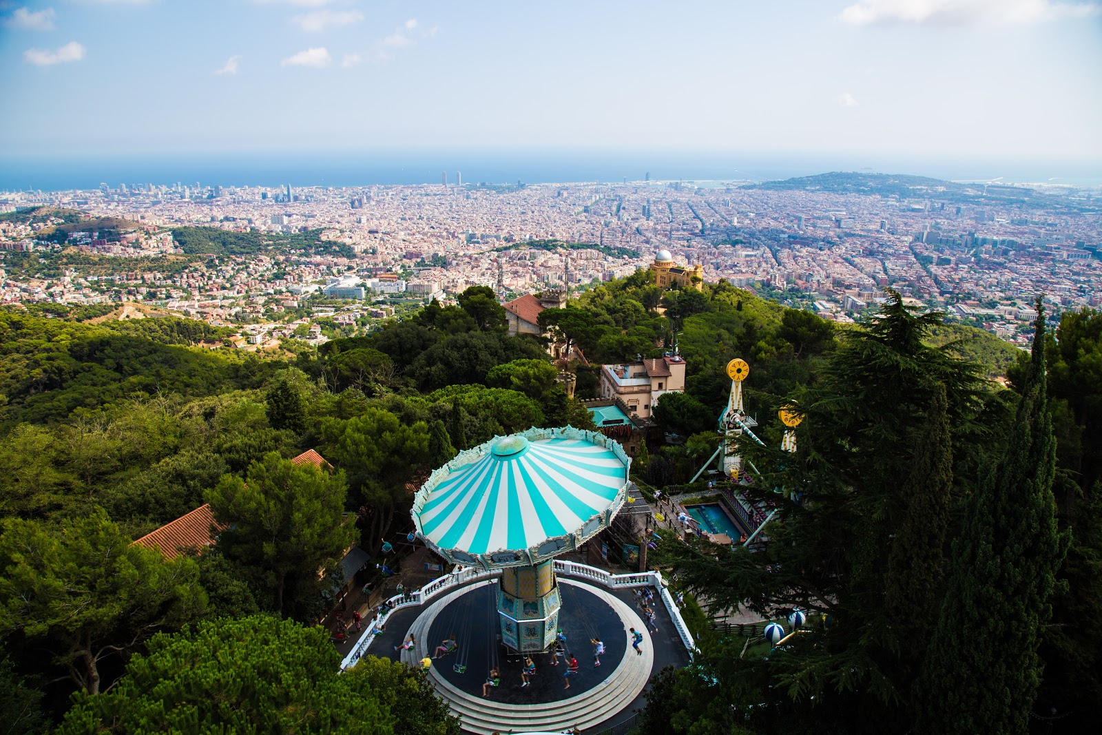  Vues depuis le mont Tibidabo